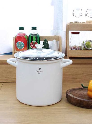 (일본산) 후지호로 법랑 찜솥 전골 냄비