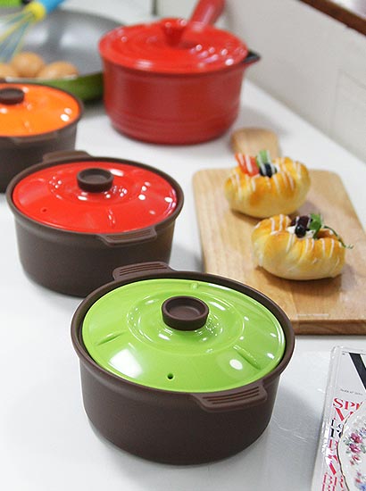 레스티나 실리콘 찜기 중 800ml (3color)