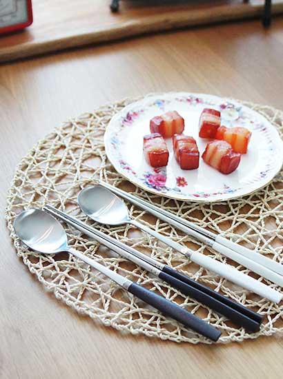 스칼렛 무광스텐 숟가락 젓가락 수저세트